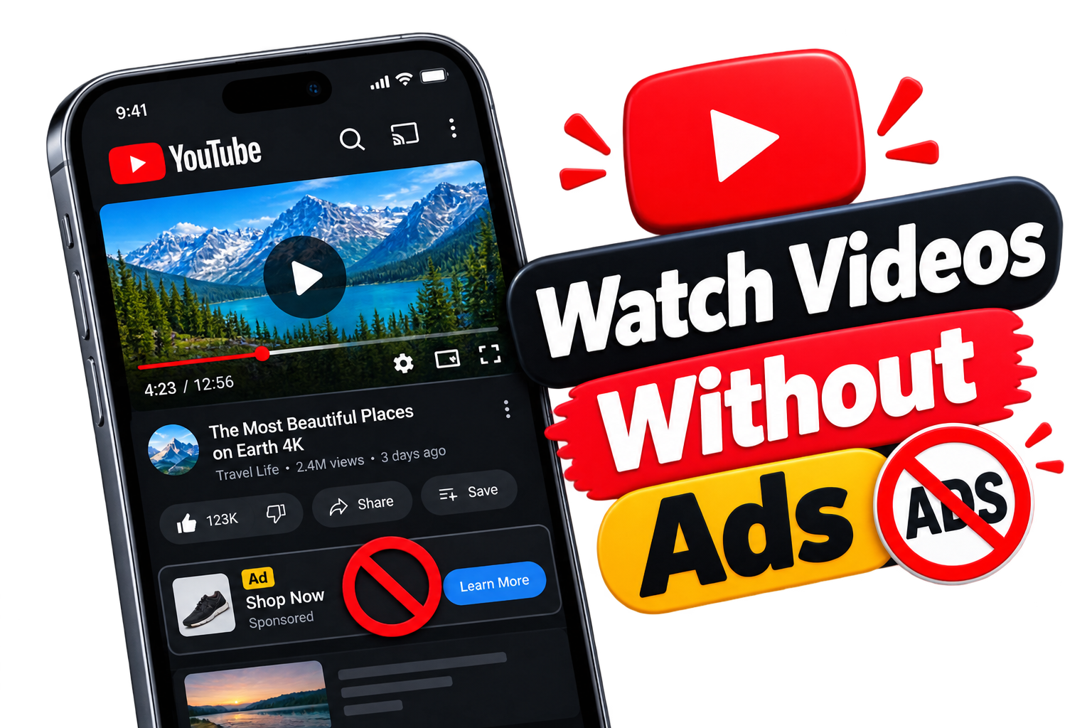 Watch Videos Without Ads